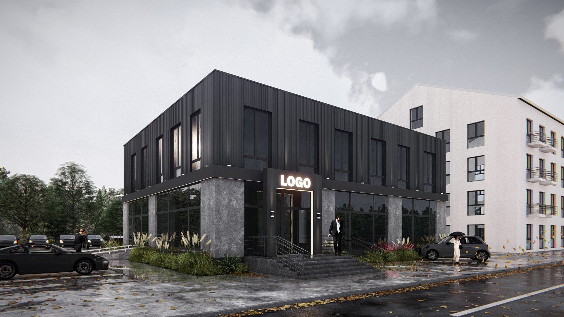 Commercial architecture visualization
